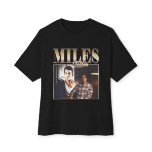 Miles Teller Unisex Oversized Boxy Tee