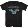 Weezer Multi Colored Stacked Logo T thd