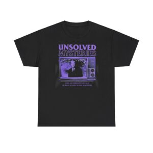 unsolved mysteries t-shirt