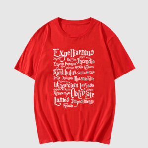 Expelliarmus Obliviate Lumos Reducto Harry Potter T Shirt thd